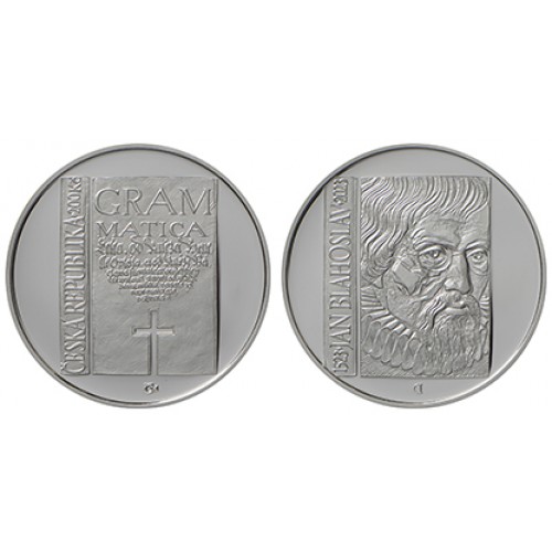 Stříbrná pamětní mince 200 Kč Blahoslav